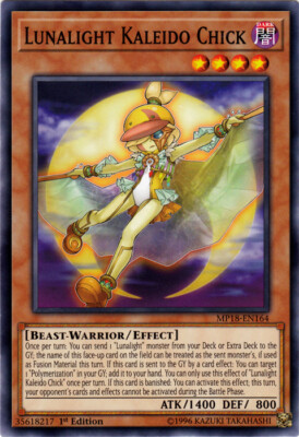 Lunalight Kaleido Chick - MP18-EN164 - Common - 1st Edition NM YuGiOh!  2018 Meg-image