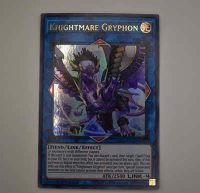 Knightmare Gryphon MP19-EN029 2019 Gold Sarcophagus Tin Mega Pack 1st Edition-image