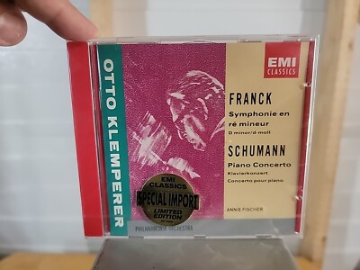 Annie Fischer - Franck Symphony - Schumann Concerto - CD - 1992 -image