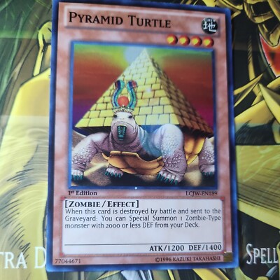 Yu-Gi-Oh! Misprint: Ink Dot - Pyramid Turtle - LCJW-EN189 - 1st Edition -image