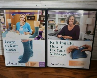 Annie's Crafts Learn to Knit Socks DVD With Pattern CD 2013, Knitting ER 2015-image