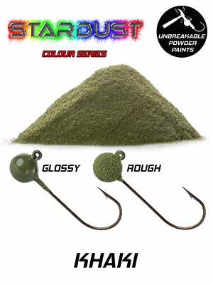 Stardust Plastic Coating Powder for Fishing Weights Color: Khaki-image