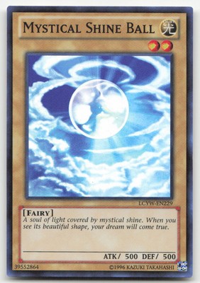 Yu-Gi-Oh TCG #LCYW-EN229 Mystical Shine Ball Super Rare NM-image