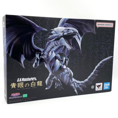 S.H.Monster Arts Yu-Gi-Oh! Duel Monsters Blue-Eyes White Dragon Figure-image