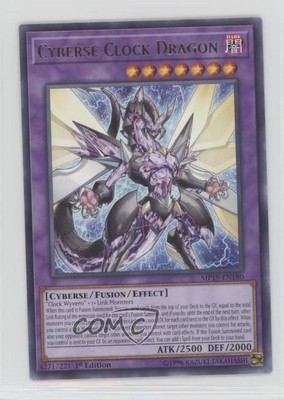 Cyberse Clock Dragon 1st Ed. YuGiOh Gold Sarcophagus Tin Mega Pack q5p-image