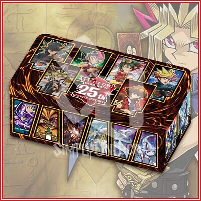 Yugioh DUELING HEROES 25th ANNIVERSARY TIN MP23 MEGA PACKS FACTORY SEALE + Bonus-image