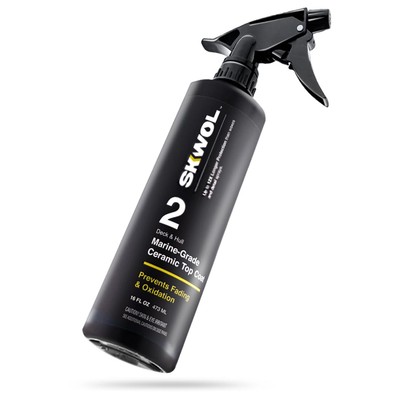 Upgraded 2.0 Formula - Deck & Hull Ceramic Polymer Top Coat Sealant Spray for...-image