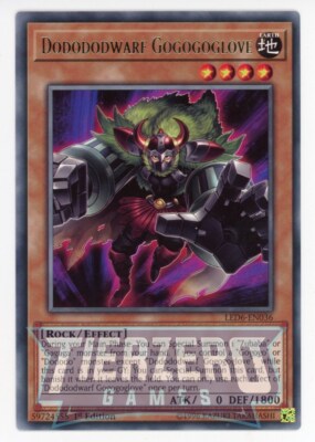 Yugioh Dodododwarf Gogogoglove LED6-EN036 Rare 1st Edition NM/LP-image