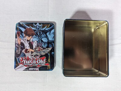 Yu-gi-oh! 2016 Mega Tin Kaiba and Obelisk Edition VGC EMPTY Great Storage Tin-image