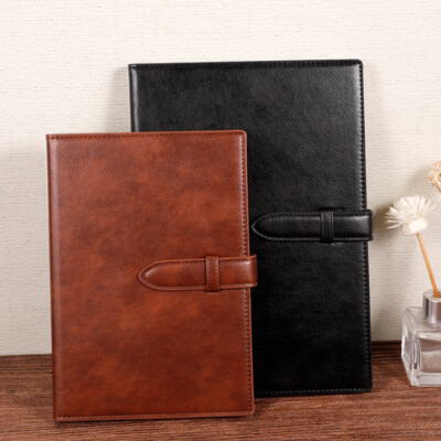 PU Leather Vintage Journal A5 Notebook Lined Paper Writing Diary Book 256 Pages-image