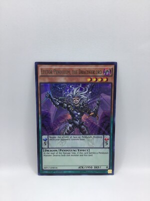 Yu-Gi-Oh! Lector Pendulum, The Dracoverlord MP17-EN014, Ultra Rare, 1st Edition,-image