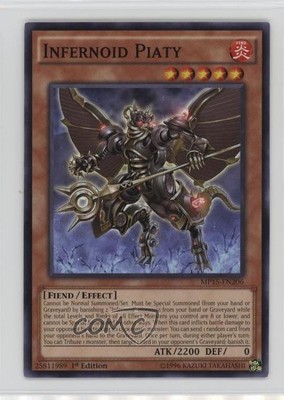 2015 Yu-Gi-Oh! Mega-Tins Mega Pack 1st Edition Infernoid Piaty #MP15-EN206 12bz-image