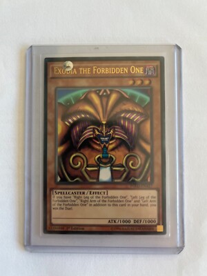  Exodia The Forbidden One Ultra rare 1st edition YGLD-ENA17 Yu-Gi-Oh-image