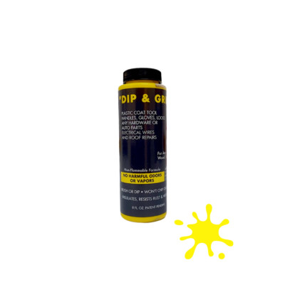Dip and Grip Rubberized Plastic Coating (Yellow) 8 fl. oz-image