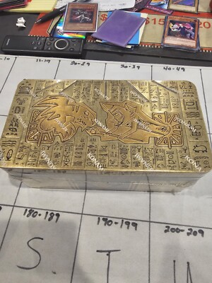 Yugioh 2021 MEGA Tin of Ancient Battles Factory ( error )Tin Factory Sealed Read-image