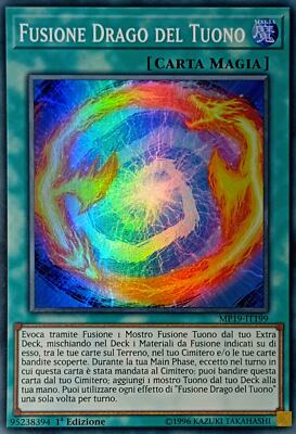 Dragon of Thunder Fusion - Super Rare - 2019 Mega-Tin Mega-Pack - MP19-IT199 -...-image
