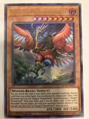 Yu-Gi-Oh! TCG Danger! Thunderbird! 2019 Gold Sarcophagus Tin Mega Pack...-image