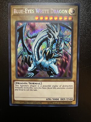 YuGiOh! | Blue-Eyes White Dragon CT14-EN002 | Secret Rare | Limited Edition | NM-image