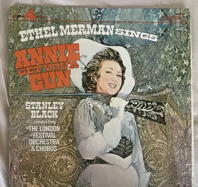 33 LP ~Ethel Merman:  Sings ~Annie Get Your Gun~ 1973 London (NM). PROMO 2LP-image