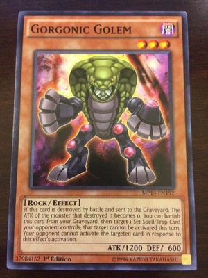 MP14-EN192 Yugioh! GORGONIC GOLEM - 1st Edition MEGA PACK TIN 2014 Near Mint x1-image