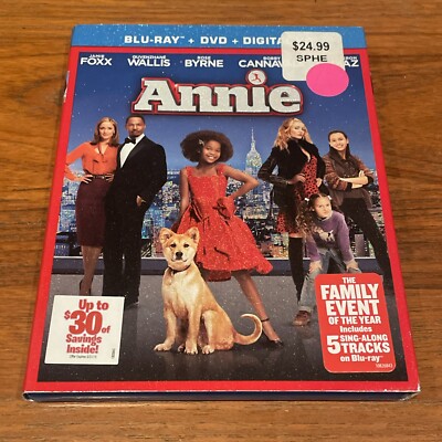 Annie (Blu-ray, 2014) - Good - Buy 1, Get 2 50% Off!!-image