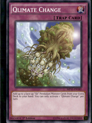 Yu-Gi-Oh! Qlimate Change MP15-EN182 Common 1st Edition LP-image