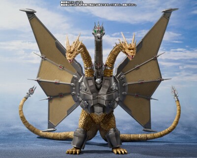 S.H.MonsterArts MECHA KING GHIDORAH Shinjuku Decisive Battle Special Set figure-image
