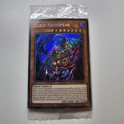 Curse Necrofear - LDS3 - Sealed promo Yugioh EURO-image