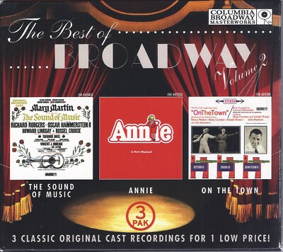 Best of Broadway Vol. 2 - The Sound of Music / Annie / On The Town 3 CD Set-image