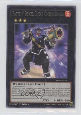 2014 Yu-Gi-Oh! Mega-Tins Mega Pack Battlin' Boxer Cheat Commissioner 0ms5-image