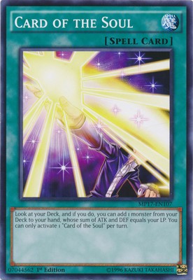 Card of the Soul - MP17-EN107 - Common - 1st Edition - Lightly Played-image