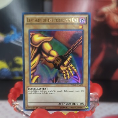  ULTRA RARE Yugioh Left Arm Of The Forbidden One YGLD-ENA21-image