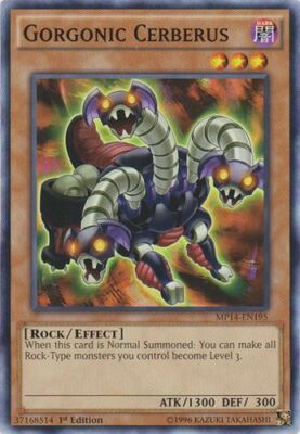 1x Gorgonic Cerberus - MP14-EN195 - Common - 1st Edition MP14 - 2014 Mega-Tin Me-image