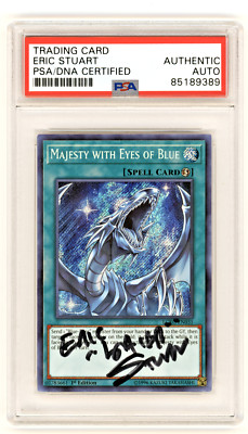 PSA Signed Eric Stuart Majesty with Eyes of Blue LCKC-EN031 1st Edition-image