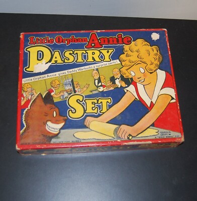 Little Orphan Annie Pastry Set in Box  Made By Transooran var 2-image