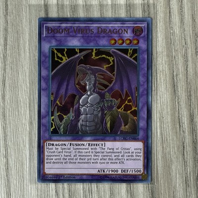 Yu-Gi-Oh! TCG: Doom Virus Dragon LCKC-EN064 Unlimited Ultra Rare | NM-image