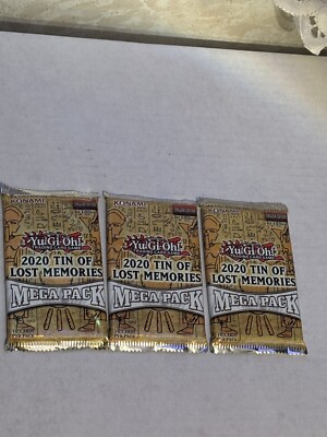 YuGiOh TCG 2020 Tin of the Lost Memories Booster MEGA Packs  [18 Cards Per Pack]-image
