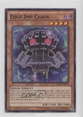 Edge Imp Chain 1st Ed. YuGiOh Mega-Tin Mega Pack #MP16-EN012 q5p-image