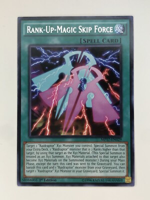 Yugioh Rank-Up-Magic Skip Force MP17-EN029 Rare 1st Edition Lightly Played-image
