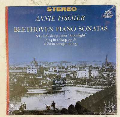 ANNIE FISCHER BEETHOVEN PIANO SONATAS LP NEW AND SEALED-image