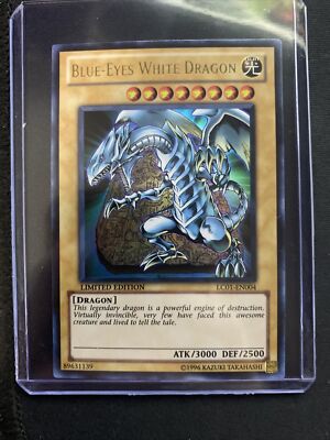 Yugioh Blue-Eyes White Dragon LC01-EN004 Legendary Collection Ultra Rare MINT-image