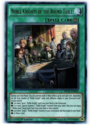 Noble Knights of the Round Table - MP15-EN052 - Ultra Rare - 1st Edition - Heavi-image