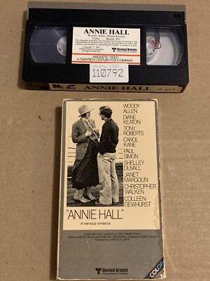 Vintage VHS Tape Movie ANNIE HALL...WOODY ALLEN-DIANE KEATON Magnetic Video Corp-image