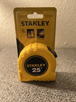 Stanley 30-455 25' Polymer Blade Coating High-impact ABS Case Tape Measure-image