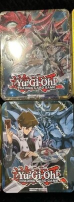 Yugioh! Kaiba And Obelisk / Yugi And Slifer Rare 2016 Mega Tin Combo Set!-image