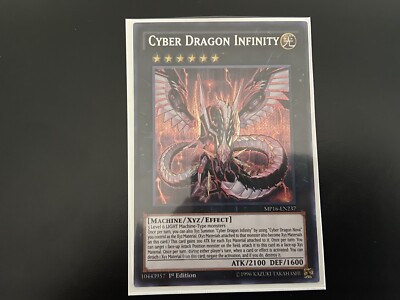 Cyber Dragon Infinity Secret Rare 1st Edition MP16-EN237-image