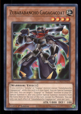 Yugioh Zubababancho Gagagacoat #LDS3-EN125 Legendary Duelists: Season 3 LP-image