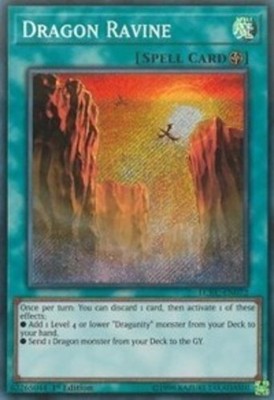 Moderately Played, English Yu Gi Oh Dragon Ravine - LCKC-EN072 - Secret Rare - 1-image