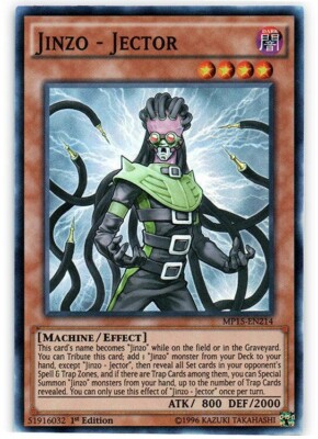 Yu-Gi-Oh! - Jinzo - Jector  (MP15-EN214) - 2015 Mega-Tins - Super Rare - NM-image