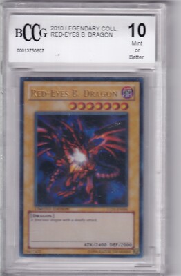 BCCG Mint 10 2010 Legendary Collection RED-EYES B. Dragon Yu-Gi-Oh!-image